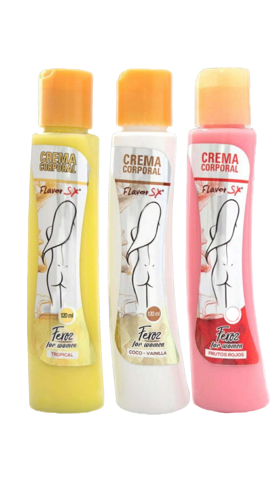 CREMA CORPORAL CON FEROMONAS FLAVOR SEX X120ML