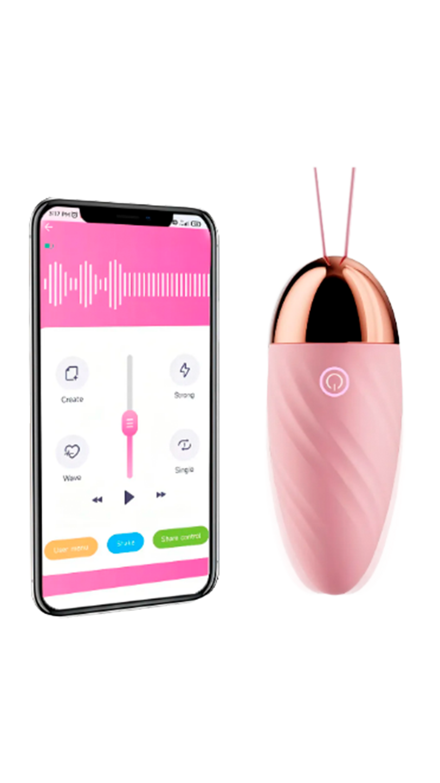 Huevo Vibrador App Logan