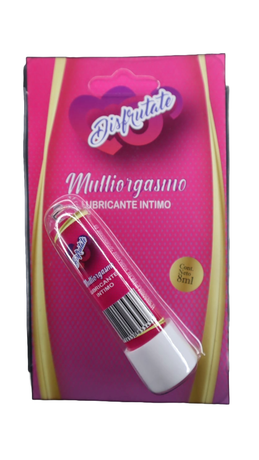 LUBRICANTE INTIMO MULTIORGASMO DISFRUTATE X8ML
