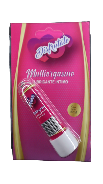 LUBRICANTE INTIMO MULTIORGASMO DISFRUTATE X8ML