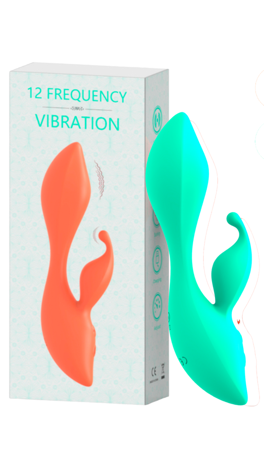 Vibrador Doble Cyan